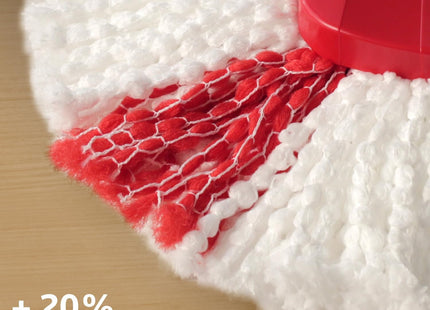 Vileda Turbo 2in1 Spin Mop & Bucket Set with Foot Pedal, Telescopic Handle up to 123cm, 2-in-1 Microfibre Mop Head for Deep Cleaning