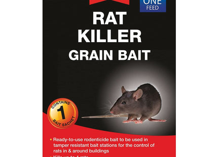 Rentokil Rat Killer Grain Bait, 50g Sachet PSR31