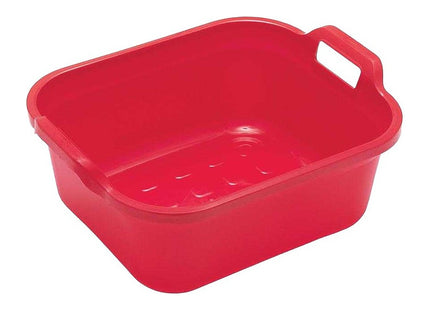 Addis Large Washing Up Bowl 10 Litre Capacity In Roasted Red, 39 x 32 x 14 cm