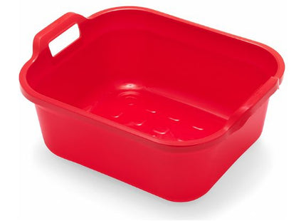 Addis Large Washing Up Bowl 10 Litre Capacity In Roasted Red, 39 x 32 x 14 cm