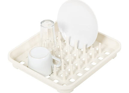 Addis Dish Drying Rack In Linen, 38 x 33.5 x 5 cm