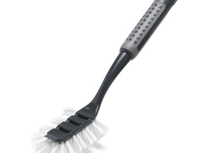Addis ComfiGrip Washing Up Dish Brush with Scraper, Metallic Graphite, 6 x 8 x 30 cm 517698