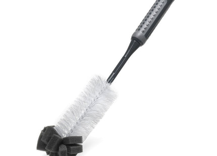 Addis ComfiGrip Long Handled Bottle Brush with Sponge Scrub, Metallic Graphite, 8 x 8 x 35 cm 517702