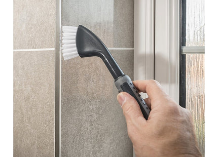 Addis ComfiGrip Grout/Cleaning Brush In Graphite With Stiff Bristles