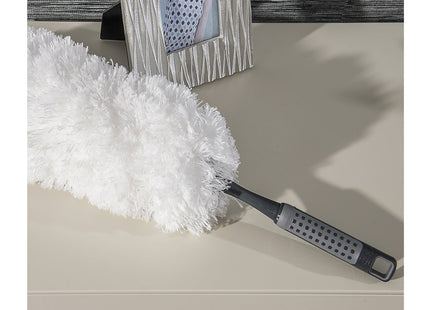 Addis ComfiGrip 100 Percent Fluffy Microfiber Duster, Metallic Graphite, 13 x 13 x 59 Centemeter 517705