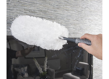 Addis ComfiGrip 100 Percent Fluffy Microfiber Duster, Metallic Graphite, 13 x 13 x 59 Centemeter 517705