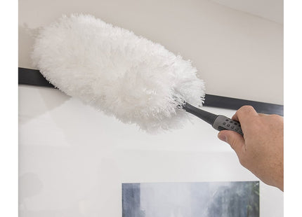 Addis ComfiGrip 100 Percent Fluffy Microfiber Duster, Metallic Graphite, 13 x 13 x 59 Centemeter 517705