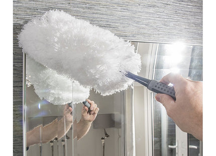 Addis ComfiGrip 100 Percent Fluffy Microfiber Duster, Metallic Graphite, 13 x 13 x 59 Centemeter 517705