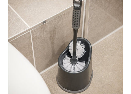 Addis ComfiGrip Toilet Brush And Holder Set In Graphite