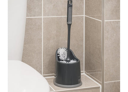 Addis ComfiGrip Toilet Brush And Holder Set In Graphite