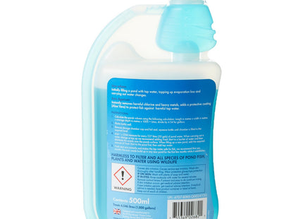 Blagdon Pond Fresh Start, Removes Chlorine, Makes Tap Water Safe for Pond Fish, 500ml, Treats 4,546 Litres of Water, Transparent