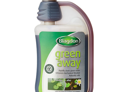 Blagdon Green Away Pond Water Treatment, Treats 10,000 Litres of Water 500ml