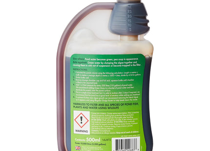 Blagdon Green Away Pond Water Treatment, Treats 10,000 Litres of Water 500ml