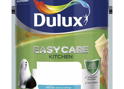 Dulux Easycare Kitchen Matt Emulsion Paint For Walls And Ceilings - Coastal Grey 2.5 Litre