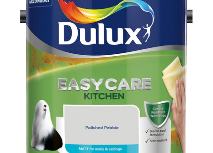 Dulux Easy-Care Kitchen Matt Paint, Polished Pebble, 2.5 Litre