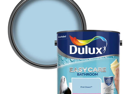 Dulux Easycare Bathroom Soft Sheen Emulsion Paint For Walls And Ceilings - First Dawn 2.5 Litre