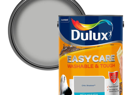 Dulux Easycare Washable & Tough Matt Emulsion Paint - Chic Shadow - 5 Litre
