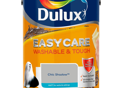 Dulux Easycare Washable & Tough Matt Emulsion Paint - Chic Shadow - 5 Litre