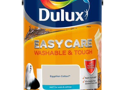 Dulux Easycare Washable & Tough Matt Emulsion Paint - Egyptian Cotton - 5 Litre