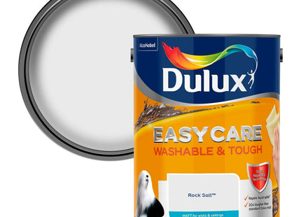 Dulux Easycare Washable & Tough Matt Emulsion Paint - Rock Salt - 5 Litre