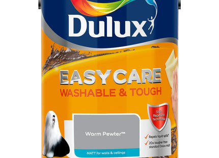 Dulux Easycare Washable & Tough Matt Emulsion Paint - Warm Pewter - 5 Litre