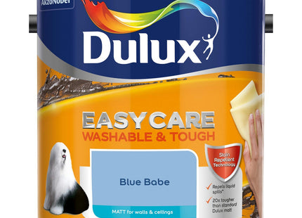 Dulux Easycare Washable & Tough Matt Emulsion Paint For Walls And Ceilings - Blue Babe 2.5 Litre