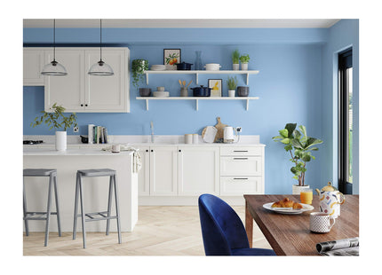 Dulux Easycare Washable & Tough Matt Emulsion Paint For Walls And Ceilings - Blue Babe 2.5 Litre