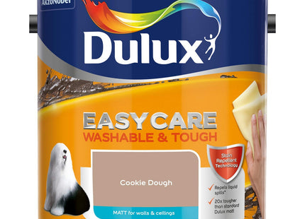 Dulux Easycare Washable & Tough Matt Emulsion Paint - Cookie Dough - 2.5 Litre