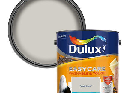 Dulux Easycare Washable & Tough Matt Emulsion Paint For Walls And Ceilings - Pebble Shore 2.5 Litre