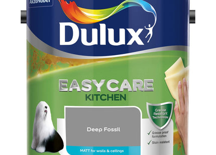 Dulux Easycare Kitchen Matt Emulsion Paint - Deep Fossil - 2.5 Litre