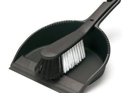 Addis Dustpan and Stiff Brush Set, Black, 22.5 x 31.5 x 11 cm 505874