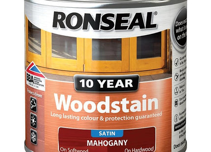 Ronseal 10 Year Woodstain Mahogany 250ml
