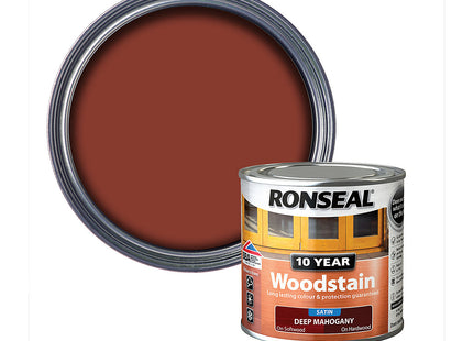 Ronseal 10 Year Woodstain Deep Mahogany 250ml