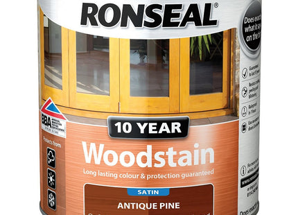Ronseal 10 Year Woodstain Antique Pine 750ml