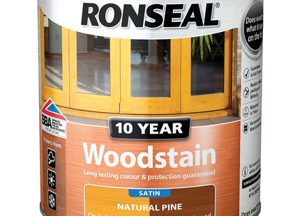 Ronseal 10 Year Woodstain Natural Pine 750ml
