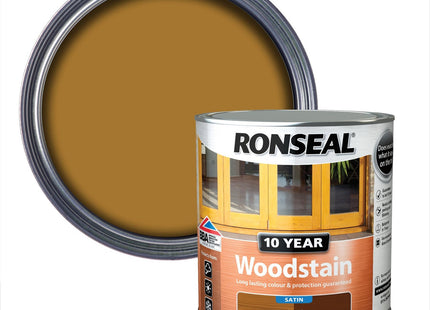 Ronseal 10 Year Woodstain Oak 750ml
