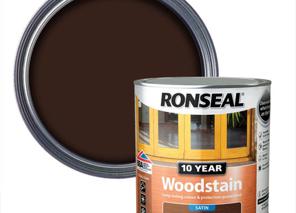 Ronseal 10 Year Woodstain Dark Oak 2.5 Litre