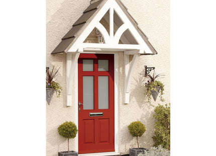 Ronseal 10 Year Weatherproof 2-in-1 Wood Paint Royal Red Gloss 750ml