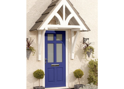 Ronseal 10 Year Weatherproof 2 in 1 Wood Paint Royal Blue Gloss 750ml