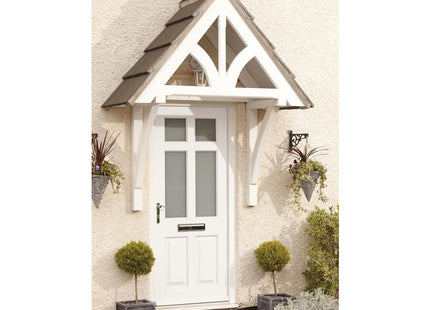 Ronseal 10 Year Weatherproof 2 in 1 Wood Paint White Gloss 2.5 Litre