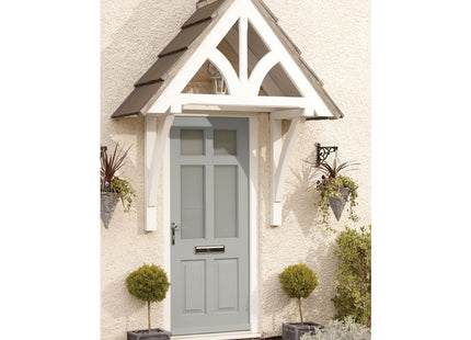 Ronseal 10 Year Weatherproof 2 in 1 Wood Paint Grey Stone Satin 750ml