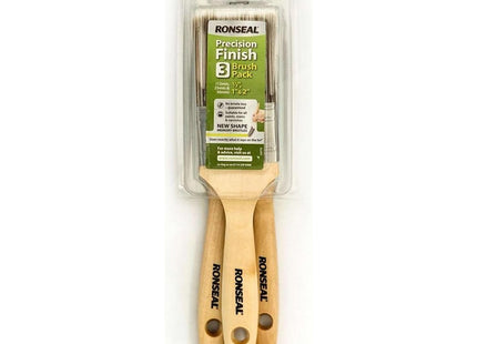 Ronseal Precision Finish Brush 3 Pack