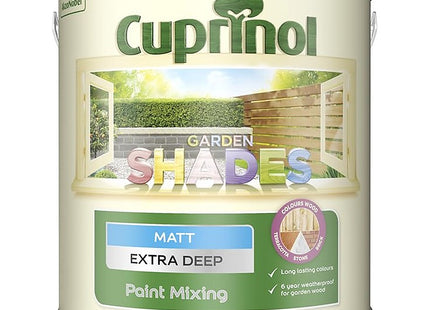 Cuprinol Garden Shades Base Extra Deep 2.5 Litre, Formulated to decorate & protect wood