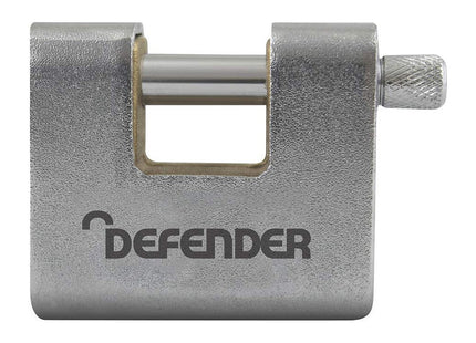 Squire Defender Armoured Warehouse Sliding Shackle Lock, Grey DFAW80