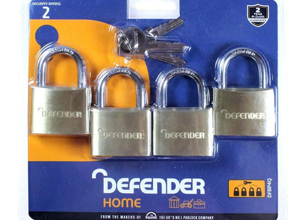 Squire Dfbp4q Quad Padlocks 40Mm