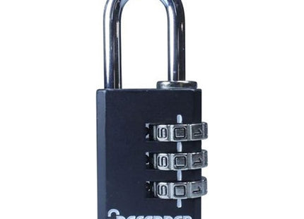 Squire Defender Combination Padlock 30mm Black Die-Cast DFCOMBI30