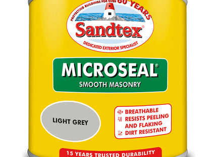 Sandtex 150ml Tester Pot Light Grey Ultra Smooth Masonry Paint