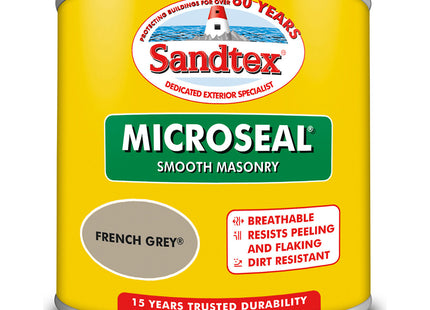 Sandtex 150ml Tester Pot French Grey Ultra Smooth Masonry Paint
