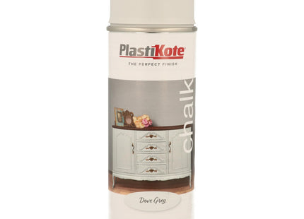 PlastiKote Chalk Finish Spray Dove Grey 400ml