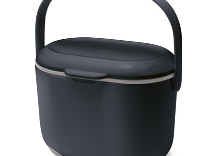 Addis Kitchen Compost Caddy, Black/Grey, 2.5 Litre 515630